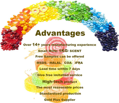 Branded Strawberry Candy Flavors For Producing Sweet Candy Fragrance