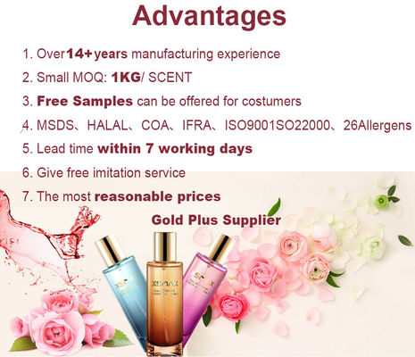 Designer High Concentration Perfume Fragrance Oil For Perfume Making