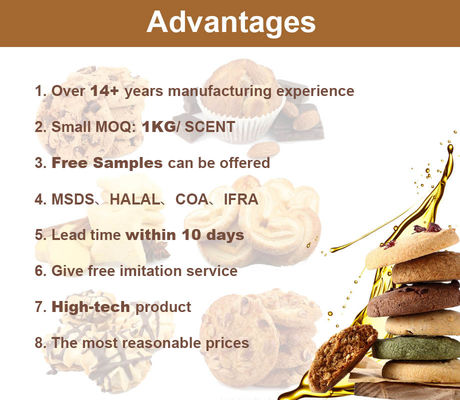 Synthetic Bakery Flavors Pure Artificial Cheese Flavor For Producing Good Bicuits