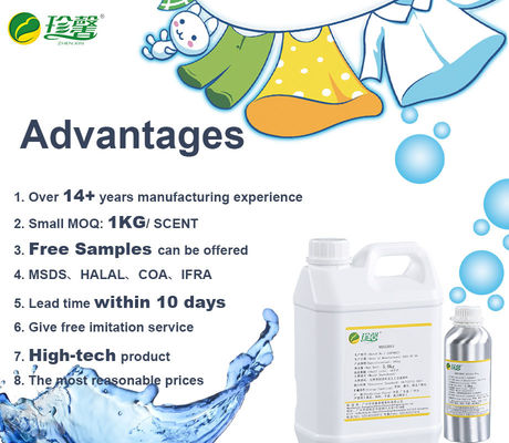 Light Yellow Liquid Laundry Detergent Fragrances Sakura Fragrance For Making Detergent