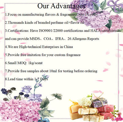 New Tulip Floral Series Scent Fragrance For Soap Detergent Fragrance