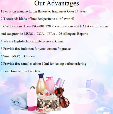Cherry Blossom Fragrance Concentrated Perfume Oils Custom Fragrance For Shampoo Body Wash Make