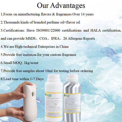Free Samples Sandalwood Fragrance Oil Air Freshener Spray Long-Lasting