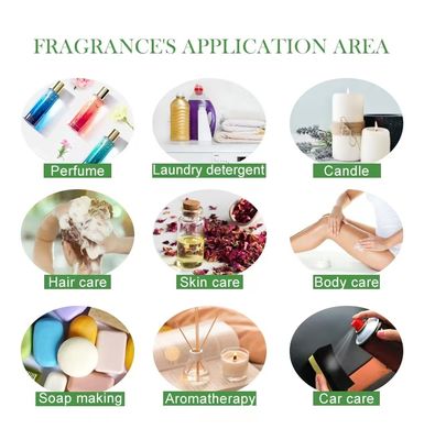 Glass Bottle Odor Combination with Moderate Sillage Essential Oils